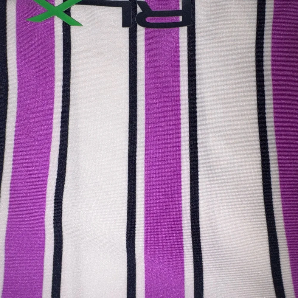 Ralph Lauren‎ Purple and White Striped Polo Shirt Men’s Size Medium
